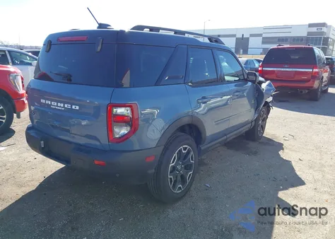 2025 Ford Bronco Sport Outer Banks z USA, uszkodzony, nr VIN 3FMCR9CN5SRE97382